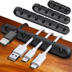 Cable Holder Clips 3-Pack Cable Management Cord Organizer for Office Home